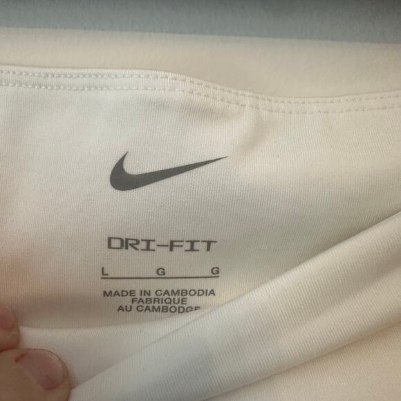 Nike Dri-FIT Advantage 17" Long Golf Skirt, White Size Large ($75 MSRP) - Picture 4 of 6